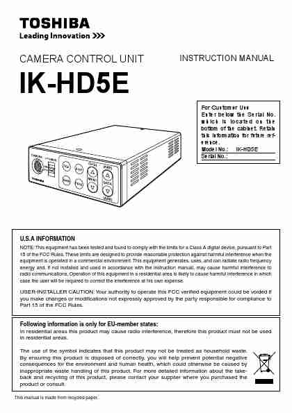 Toshiba Security Camera ik-hd5e-page_pdf